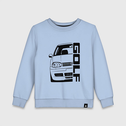 Детский свитшот Volkswagen Golf Z / Мягкое небо – фото 1