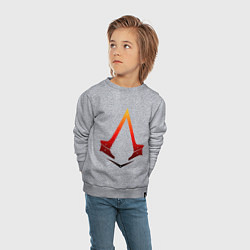 Свитшот хлопковый детский Assassins Creed, цвет: меланж — фото 2