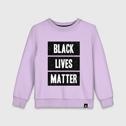 Детский свитшот Black lives matter Z