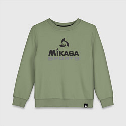 Свитшот хлопковый детский MIKASA SPORTS, цвет: авокадо