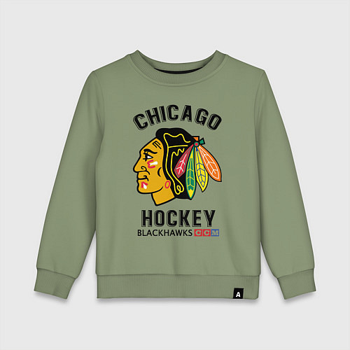 Детский свитшот CHICAGO BLACKHAWKS NHL / Авокадо – фото 1