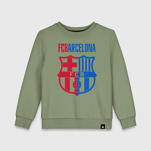 Детский свитшот Barcelona FC / Авокадо – фото 1