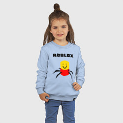Свитшот хлопковый детский ROBLOX, цвет: мягкое небо — фото 2