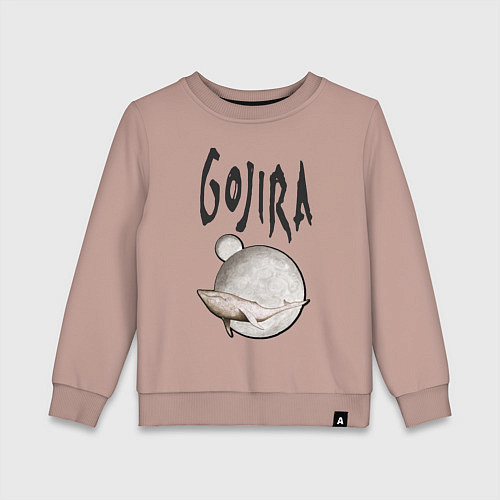 Детский свитшот Gojira / Пыльно-розовый – фото 1