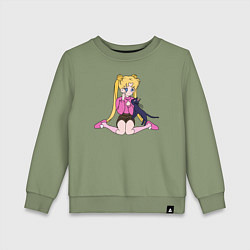 Детский свитшот Усаги и Луна