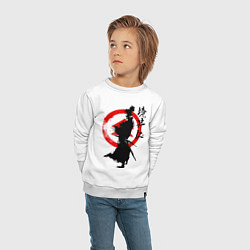 Свитшот хлопковый детский Ghost of Tsushima, цвет: белый — фото 2