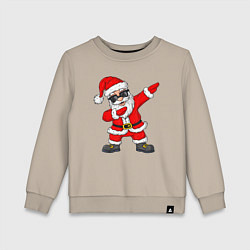 Свитшот хлопковый детский Dabing Santa, цвет: миндальный