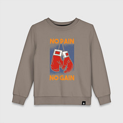 Детский свитшот No Pain No Gain