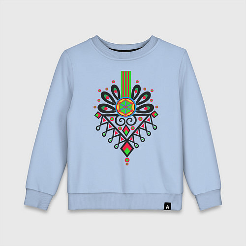 Детский свитшот Польский узор Парзеница / Мягкое небо – фото 1