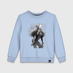 Свитшот хлопковый детский Евангелион, цвет: мягкое небо