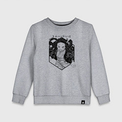 Свитшот хлопковый детский Незуко Клинок, рассекающий демонов, цвет: меланж