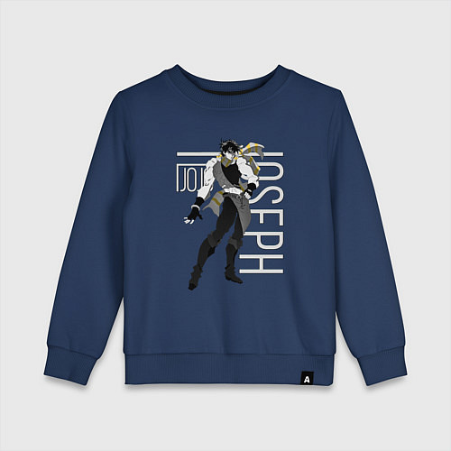 Детский свитшот ДжоДжо / Тёмно-синий – фото 1