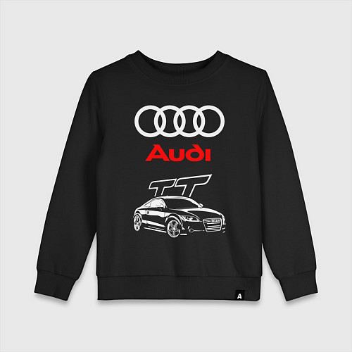Детский свитшот AUDI TT АУДИ ТТ СПОРТ / Черный – фото 1