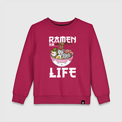 Детский свитшот Ramen life