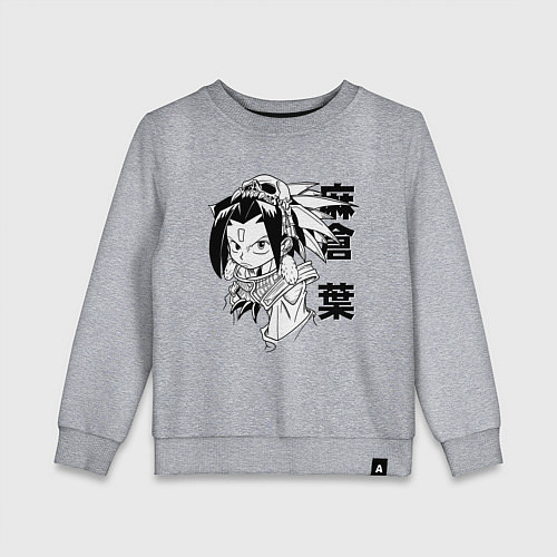 Детский свитшот Asakura Shaman / Меланж – фото 1