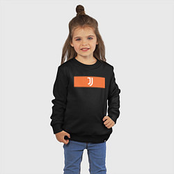 Свитшот хлопковый детский Juventus Tee Cut & Sew 2021, цвет: черный — фото 2