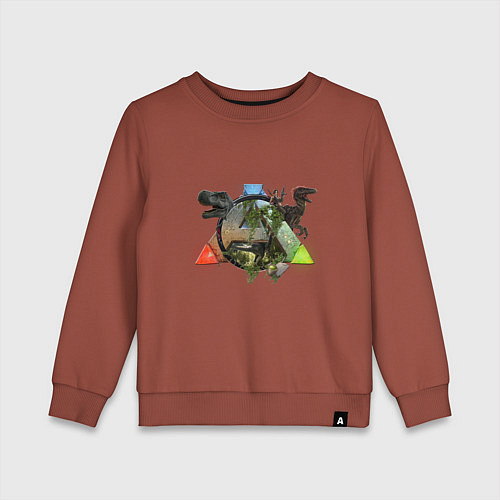 Детский свитшот ARK Survive / Кирпичный – фото 1