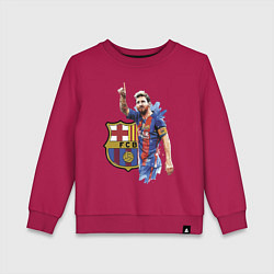 Детский свитшот Lionel Messi Barcelona Argentina!