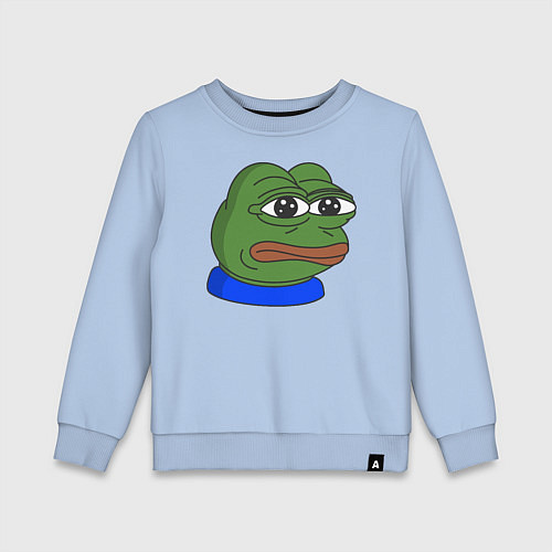Детский свитшот Лягушонок Пепе / Мягкое небо – фото 1