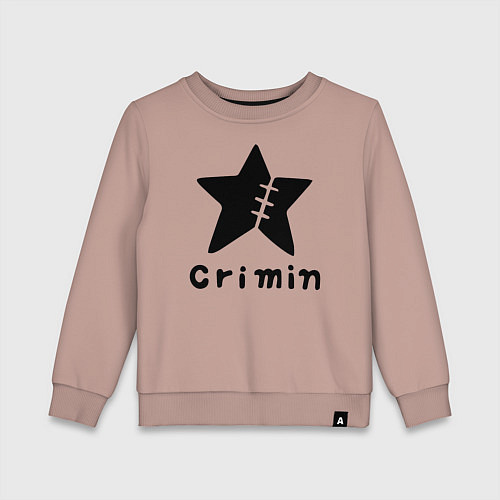 Детский свитшот Crimin бренд One Piece / Пыльно-розовый – фото 1