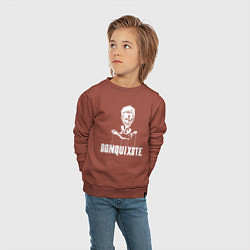 Свитшот хлопковый детский Донкихот One Piece, цвет: кирпичный — фото 2