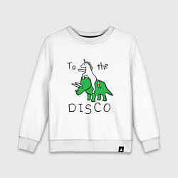 Детский свитшот TO THE DISCO НА ДИСКОТЕКУ