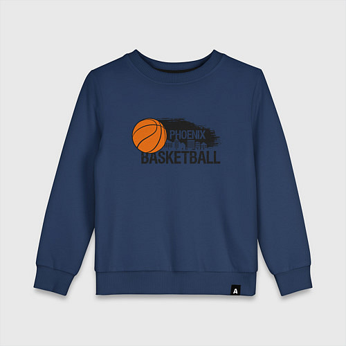 Детский свитшот Basketball Phoenix / Тёмно-синий – фото 1