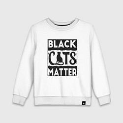 Детский свитшот Black Cats Matter