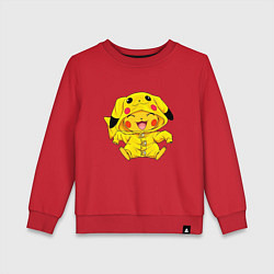 Детский свитшот Милый пикачу