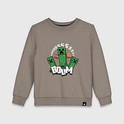 Детский свитшот Криперы Creepers и Динамит