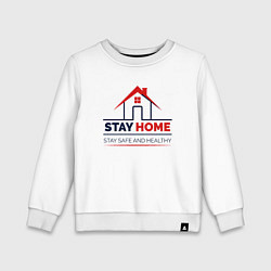 Детский свитшот Stay Home