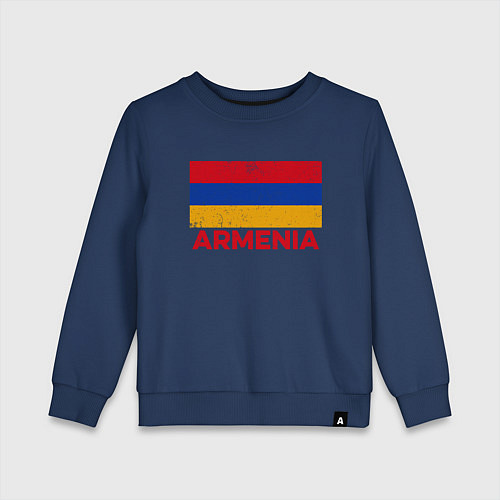 Детский свитшот Armenia Flag / Тёмно-синий – фото 1