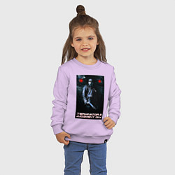 Свитшот хлопковый детский Terminator JD, цвет: лаванда — фото 2