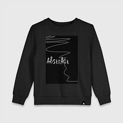 Свитшот хлопковый детский Abstract style, цвет: черный