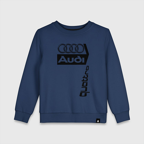 Детский свитшот АудиAudi / Тёмно-синий – фото 1