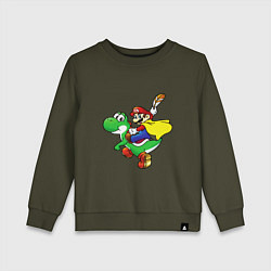 Детский свитшот Yoshi&Mario