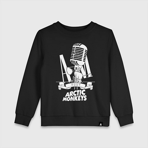 Детский свитшот Arctic Monkeys, рок / Черный – фото 1