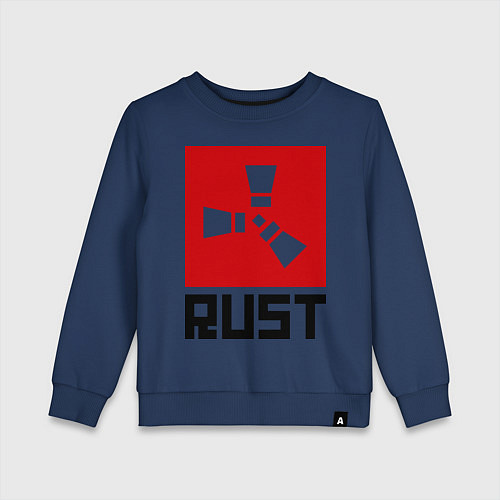 Детский свитшот Rust / Тёмно-синий – фото 1