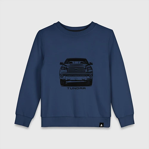 Детский свитшот Тойота Тундра / Тёмно-синий – фото 1