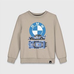 Детский свитшот BMW Motorsport Retro, Germany