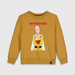 Детский свитшот Сайтама безразличие One Punch-Man