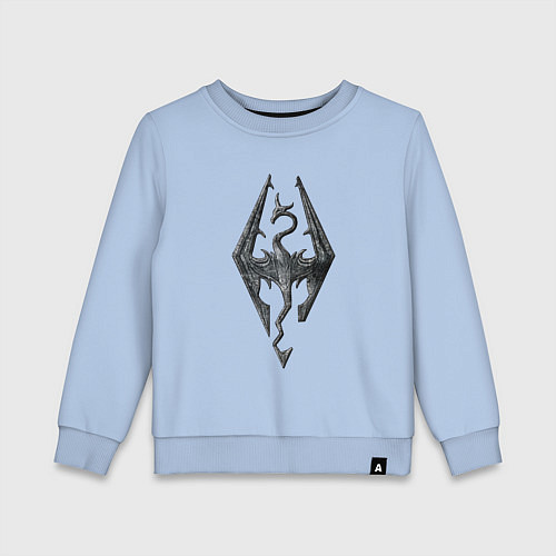 Детский свитшот СКАЙРИМ ЛОГО SKYRIM LOGO / Мягкое небо – фото 1