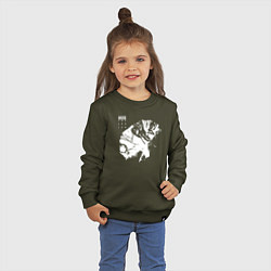Свитшот хлопковый детский The 2nd Law - Muse, цвет: хаки — фото 2