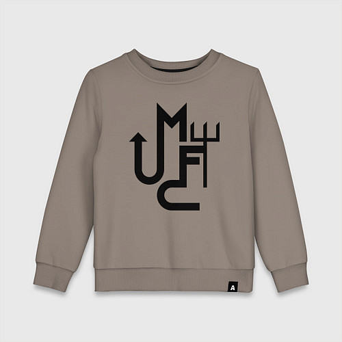 Детский свитшот Манчестер Юнайтед минимализм / Утренний латте – фото 1