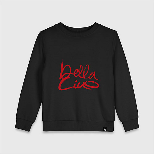 Детский свитшот Bella - Ciao / Черный – фото 1