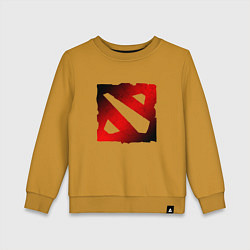Детский свитшот ЧЁРНО КРАСНОЕ ЛОГО ДОТА 2 DOTA 2 LOGO