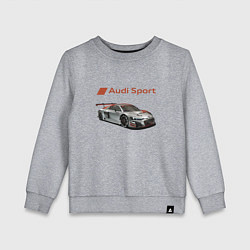 Свитшот хлопковый детский Audi sport - racing team, цвет: меланж