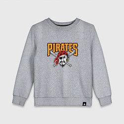 Свитшот хлопковый детский Pittsburgh Pirates - baseball team, цвет: меланж