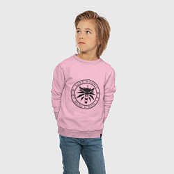 Свитшот хлопковый детский КАЭР МОРХЕН - ВОЛЧЬЯ ШКОЛА, цвет: светло-розовый — фото 2