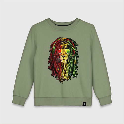 Детский свитшот Jam lioN / Авокадо – фото 1